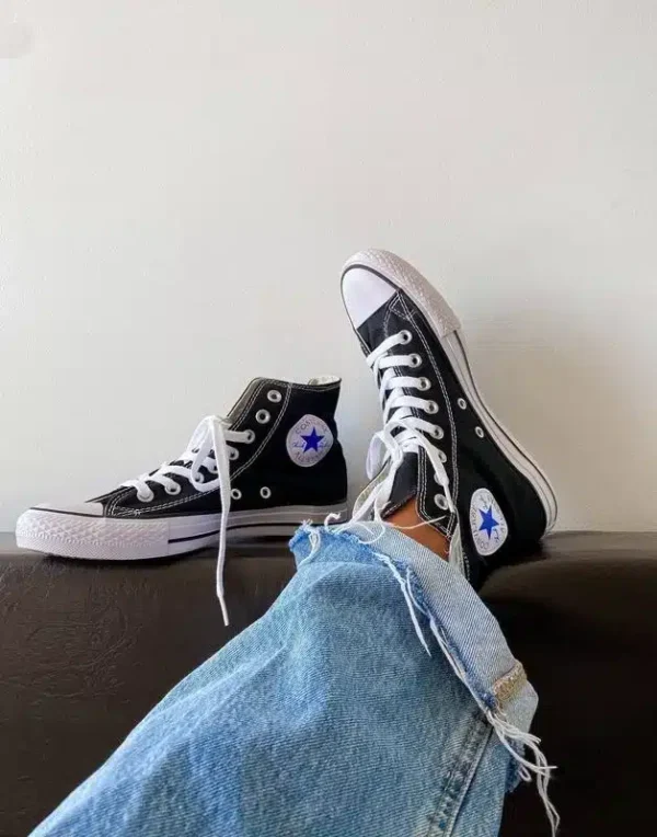 Converse Siyah Uzun - Görsel 3