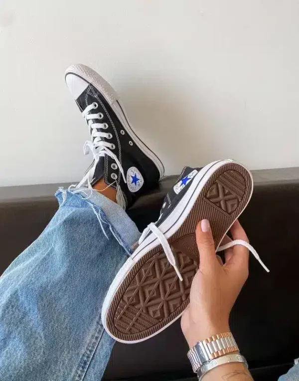 Converse Siyah Uzun - Görsel 5